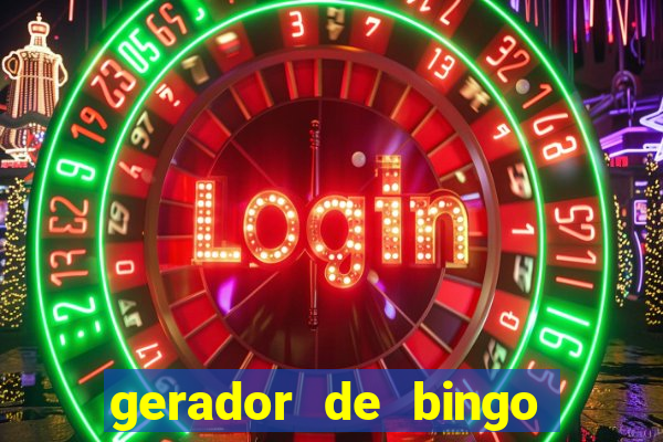 gerador de bingo de palavras